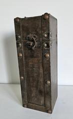 LEUKE BROCANTE HOUTEN WIJNKOFFER, Gebruikt, Ophalen of Verzenden, Minder dan 5 flessen, Minder dan 50 cm