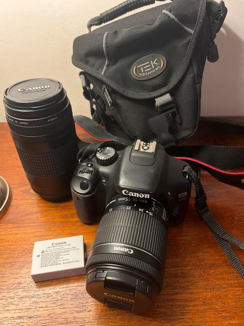 Canon EOS 550D + 2 lenzen en tas, Audio, Tv en Foto, Fotocamera's Digitaal, Gebruikt, Spiegelreflex, Canon, 4 t/m 7 keer, Ophalen of Verzenden