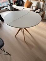 JUBI ronde eettafel – inklapbaar (1m), Huis en Inrichting, Tafels | Eettafels, Ophalen, Zo goed als nieuw, Rond, 100 tot 150 cm