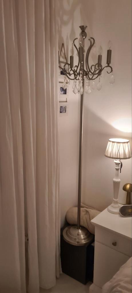 Riviera Maison Staande Lamp, Huis en Inrichting, Lampen | Vloerlampen, Zo goed als nieuw, 150 tot 200 cm, Glas, Metaal, Ophalen