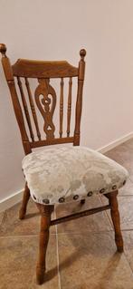 Eetkamerstoelen met stoffen bekleding, Antiek en Kunst, Ophalen