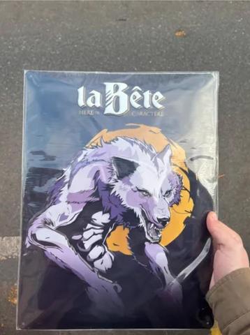 Reclamebord in reliëf La Bête bier beschikbaar voor biedingen