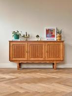 Vintage eiken dressoir deens design jaren 50/60/70 brutalist, Ophalen, Gebruikt, 150 tot 200 cm, Eikenhout