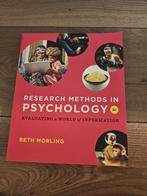Research Methods in Psychology - Beth Morling, Ophalen of Verzenden, Zo goed als nieuw, Beth Morling