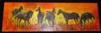 Mooi olieverf schilderij met paarden, Ophalen