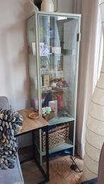 Ikea vitrinekast rudstra groen, Huis en Inrichting, Kasten | Vitrinekasten, Ophalen, Minder dan 50 cm, 100 tot 150 cm, Nieuw