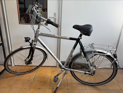 Gazelle Chamonix Plus herenfiets, Fietsen en Brommers, Fietsen | Heren | Herenfietsen, Zo goed als nieuw, Gazelle, 61 tot 65 cm