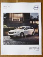 Volvo V60 Twin Engine prijslijst (2017), Ophalen of Verzenden, Nieuw, Volvo
