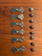 Oud Zilverkleurige Scandinavische sluitingen en knopen, Ophalen of Verzenden, Nieuw, Breien, Overige typen