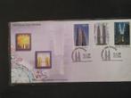 Mooie eerste dag envelop 30-8-1999 met de Twin Towers., Ophalen of Verzenden