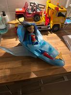 Wonder woman Barbie incl vliegtuig, Kinderen en Baby's, Speelgoed | Poppen, Ophalen of Verzenden, Barbie