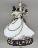 De Klerk email op zilverkleurig dans speldje ( X_117 ), Verzamelen, Speldjes, Pins en Buttons, Verzenden, Zo goed als nieuw, Sport