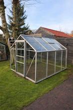 Mooie glazen tuinkas te koop, Tuin en Terras, Kassen, Ophalen of Verzenden, Glas, Gebruikt, Aluminium