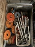 Bak met gewichten., Ophalen, Zo goed als nieuw