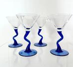 Zig Zag Martini Glazen - 4 Stuks, Huis en Inrichting, Keuken | Servies, Glas of Glazen, Ophalen of Verzenden, Overige stijlen