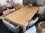 Tafel harvey 250x100 blank eiken hoge korting, Huis en Inrichting, Ophalen, 100 tot 150 cm, Eikenhout, Vijf personen of meer