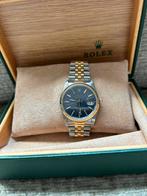 ROLEX OYSTER PERPETUAL DATEJUST BLUE, Sieraden, Tassen en Uiterlijk, Horloges | Heren, Ophalen, Zo goed als nieuw, Goud, Rolex