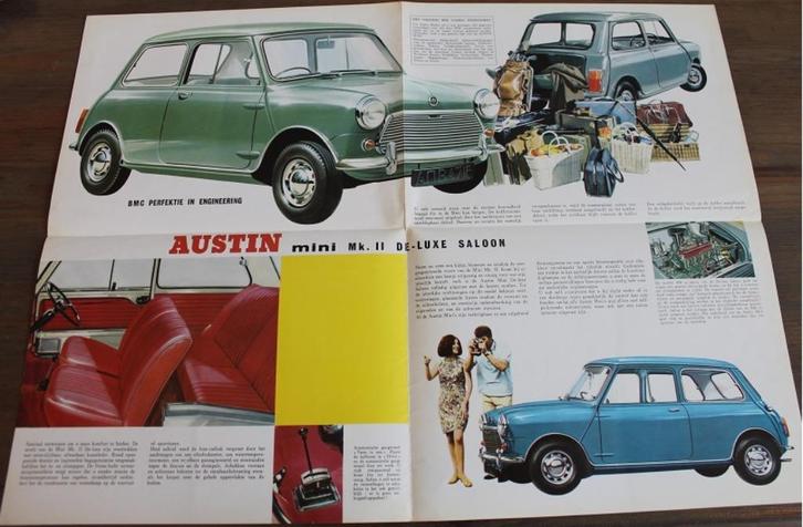 5 Austin autofolders + 5 dubbele exemplaren Te koop als set, Boeken, Auto's | Folders en Tijdschriften, Overige merken, Ophalen of Verzenden