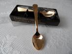 2 vergulde theelepeltjes in doosje, Antiek en Kunst, Ophalen of Verzenden