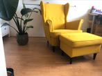 IKEA relaxed fauteuil met poef, Huis en Inrichting, Fauteuils, Gebruikt, Ophalen of Verzenden