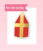Cadeaulabel Sinterklaas mijter, Ophalen of Verzenden