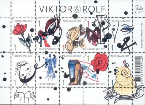 2017 Vel Viktor en Rolf Postfris., Postzegels en Munten, Postzegels | Nederland, Postfris, Verzenden
