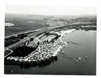 Oude luchtfoto Camping Elburg - 10.07.1971|2st, 1960 tot 1980, Verzenden, Foto, Zo goed als nieuw