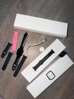 Apple Watch Series 7 41mm Midnight + Extra Bandjes, Apple Watch ⌚️, Hartslag, Zwart, IOS