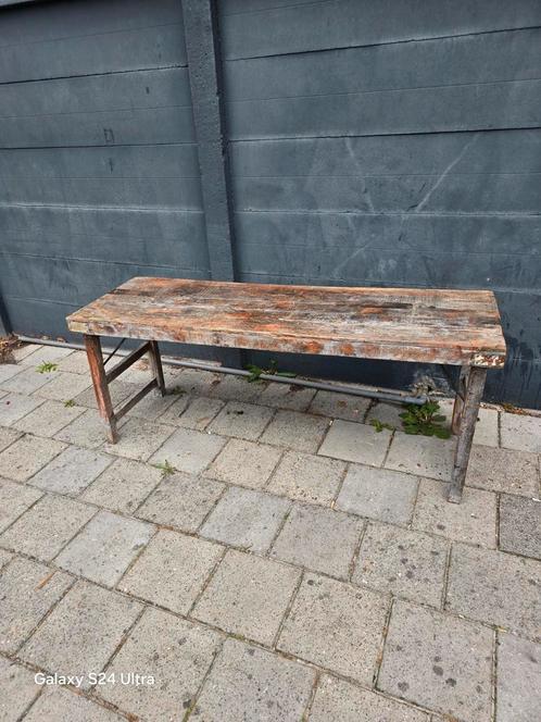 Indonesië Tafel van hardhout Inklapbaar 170x55x70, Tuin en Terras, Tuintafels, Zo goed als nieuw, Hout, Ophalen