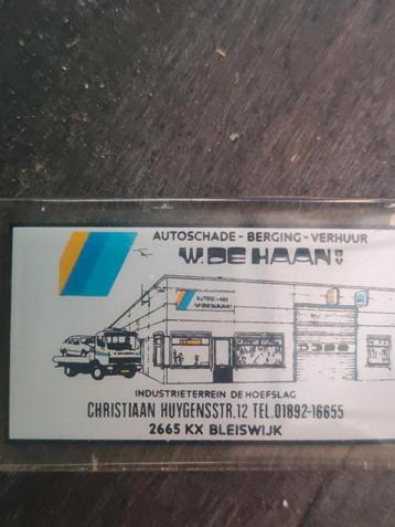 W de Haan autoschade berging verhuur Bleiswijk sleutelhanger beschikbaar voor biedingen