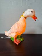 Vintage Heico Tafellamp, Lamp, Witte Eend, Gans, Kinderkamer, Ophalen of Verzenden, Gebruikt, Kunststof, Minder dan 50 cm