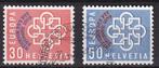 meeloper Europa Zwitserland 1959 MiNr. 681- 682 gestempeld, Postzegels en Munten, Postzegels | Europa | Zwitserland, Verzenden
