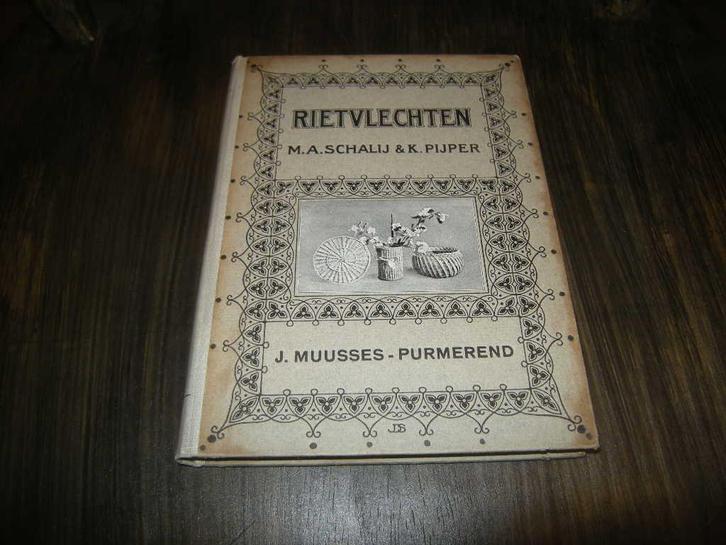 Schalij + Pijper - Rietvlechten, Boeken, Hobby en Vrije tijd, Gelezen, Ophalen of Verzenden