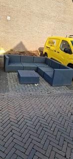 GRATIS loungebank zonder kussens incl tafel en stoel, Tuin en Terras, Tuinsets en Loungesets, Ophalen, Gebruikt, Kunststof, Stoel