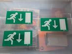 Nooduitgang borden plexiglas - Mancave decoratie, Ophalen of Verzenden, Reclamebord