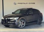 Alfa Romeo Stelvio 2.0 T AWD 280PK Pano Keyless 20" Cam, Automaat, Zwart, 4 cilinders, Zwart