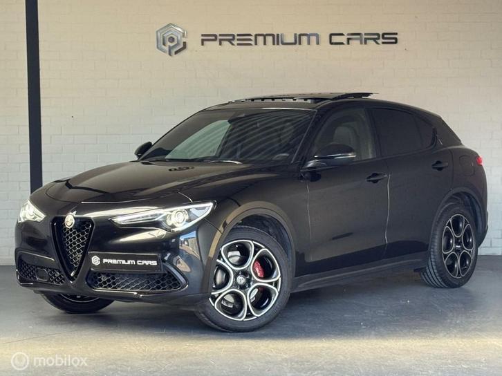 Alfa Romeo Stelvio 2.0 T AWD 280PK Pano Keyless 20" Cam, Auto's, Alfa Romeo, Bedrijf, Te koop, Stelvio, 4x4, ABS, Achteruitrijcamera