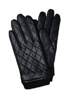 Vintage quilted leren handschoenen, Kleding | Dames, Mutsen, Sjaals en Handschoenen, Ophalen of Verzenden, Zo goed als nieuw, Maat 42/44 (L)