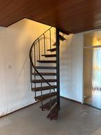 Hard houten wenteltrap/spiltrap, Doe-het-zelf en Verbouw, Ladders en Trappen, Ophalen of Verzenden, Gebruikt, Trap, 2 tot 4 meter