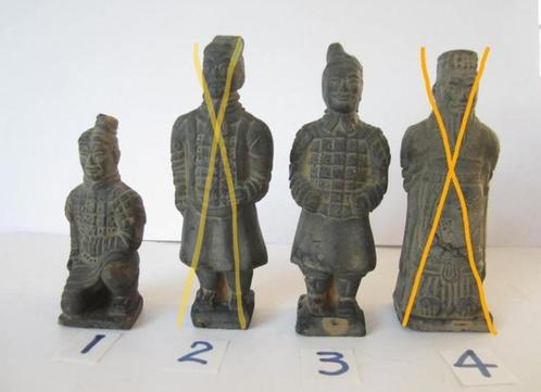 2 Chinees Terracotta leger beelden., Antiek en Kunst, Kunst | Beelden en Houtsnijwerken, Ophalen of Verzenden