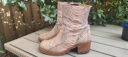 SENDRA laars 40 blokhak, bleekroze, Python, Kleding | Dames, Schoenen, Gedragen, Hoge laarzen, Roze, Ophalen of Verzenden