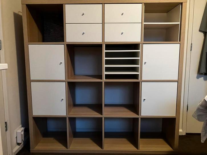 Kallax 4x4 en 3x4, Huis en Inrichting, Kasten | Vitrinekasten, Zo goed als nieuw, 150 tot 200 cm, 200 cm of meer, 25 tot 50 cm