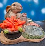 Konijn met jong. CEHARO COLLECTTABLES. 25/20/15 cm., Ophalen, Zo goed als nieuw, Dier