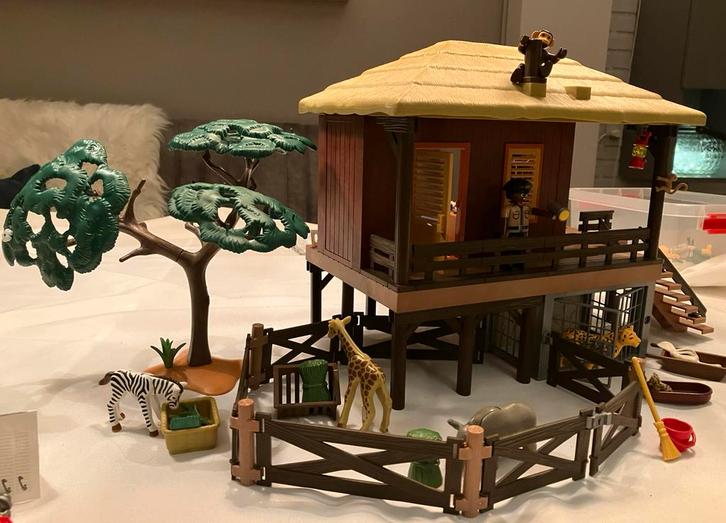 Playmobil Safari verzorgingspost – 4826, Kinderen en Baby's, Speelgoed | Playmobil, Zo goed als nieuw, Ophalen of Verzenden
