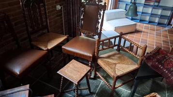 Antieke Stoelen Collectie beschikbaar voor biedingen