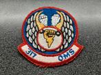 USAF   - 317  OMS   Squadron / patch 80x73mm., Ophalen of Verzenden, Luchtmacht, Nederland, Embleem of Badge