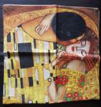 Nieuw, kussenhoes, Gustav Klimt, Kus, 45-45 cm. Blinde rits, Verzenden, Nieuw, Overige kleuren, Vierkant