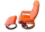 Design relaxfauteuil Himolla fauteuil Zerostress voetenbank, Gebruikt, Hout, Ophalen