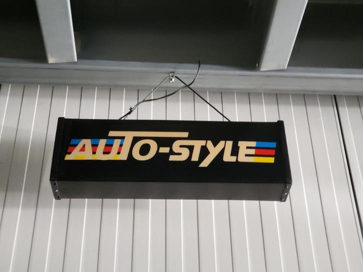 reclame bord Auto-Style, Verzamelen, Merken en Reclamevoorwerpen, Gebruikt, Reclamebord, Ophalen of Verzenden