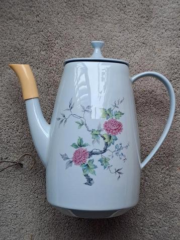Vintage Royal Sphinx Maastricht theepot met vlinder ruitje! beschikbaar voor biedingen